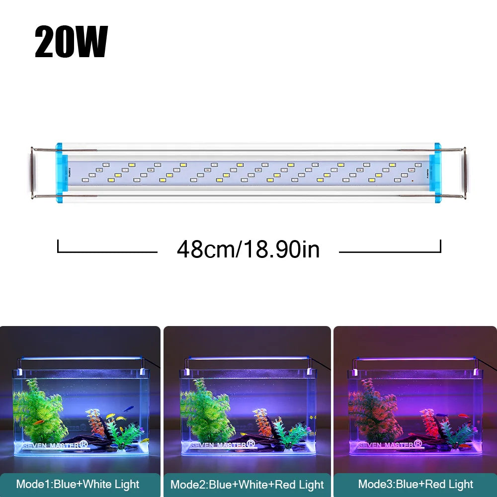 18~70CM Super Bright Lamp LED Aquarium Light