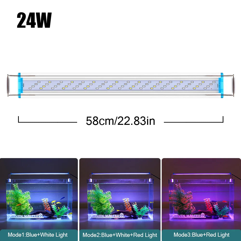 18~70CM Super Bright Lamp LED Aquarium Light