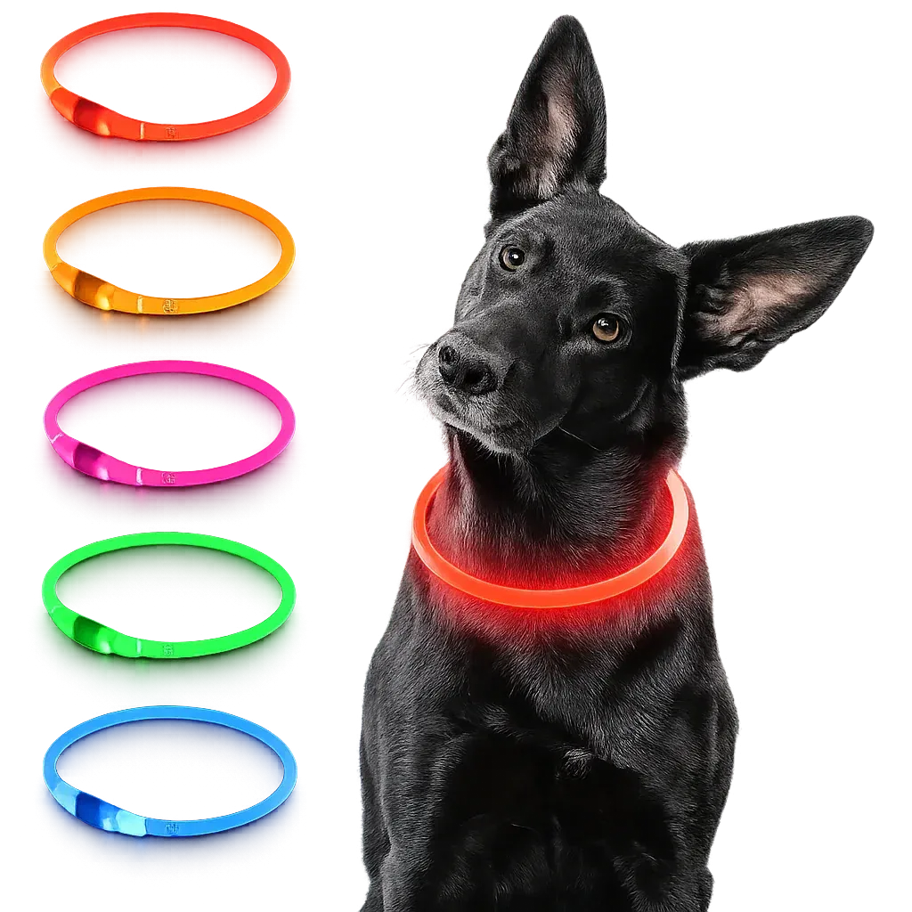USB Rechargeable LED Dog Collar β Night Visibility & Safety