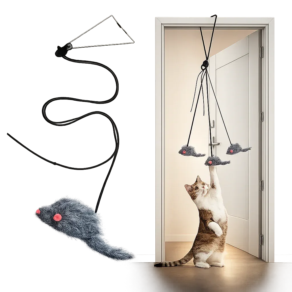 Door Hanging Interactive Cat Toy