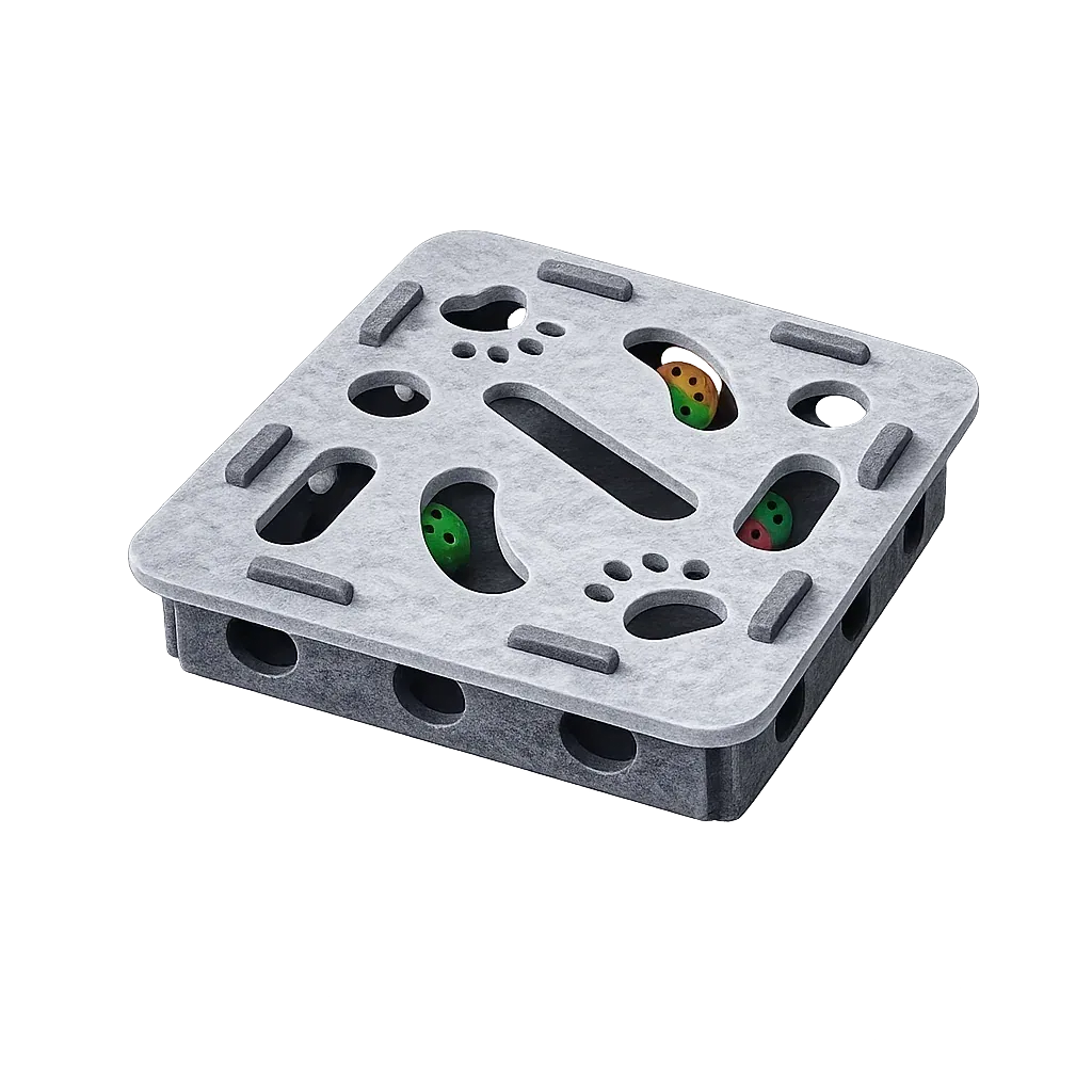 Interactive Puzzle Cat Toy Box