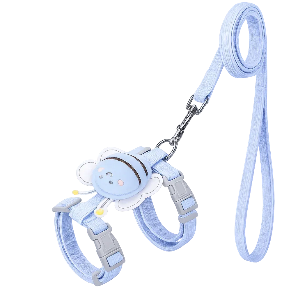 Cute Bee Cat Harness & Lead Set