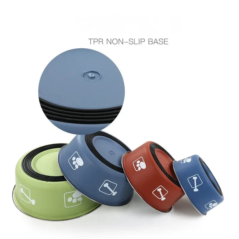 Stainless Steel Pet Bowl Double Layer