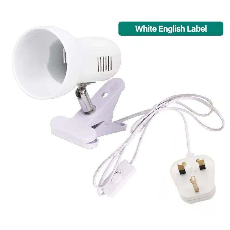 E27 360 Degree Turtle Reptile Heat Lamp Holder Aquarium Tank