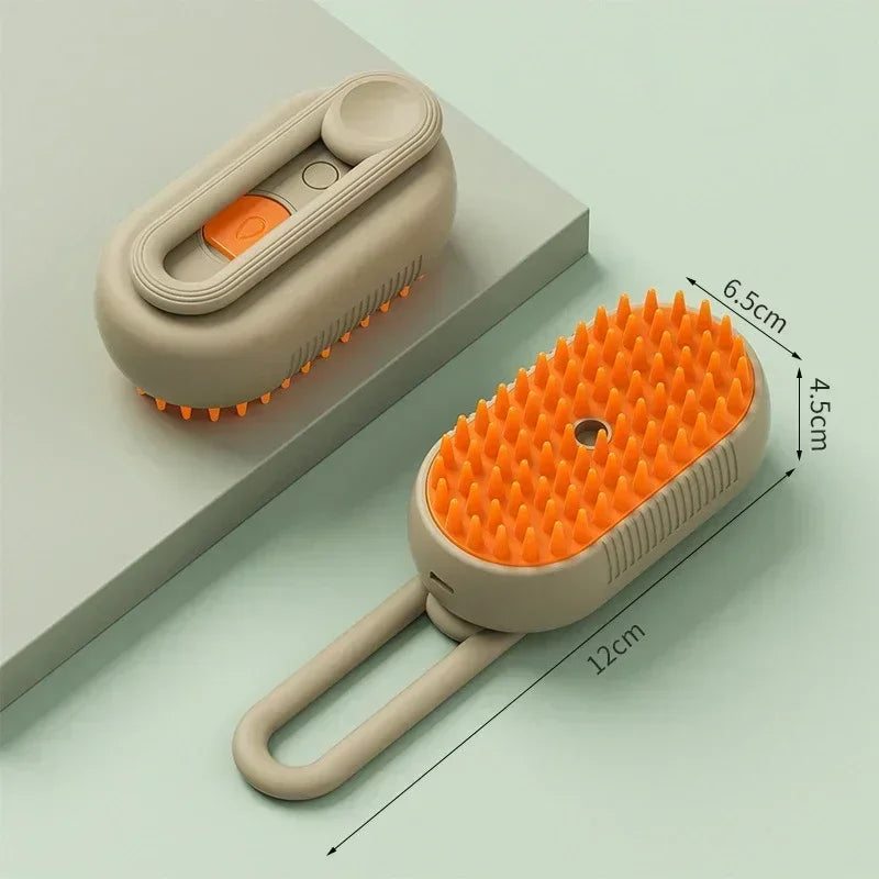Steamy Pet Brush β 3-in-1