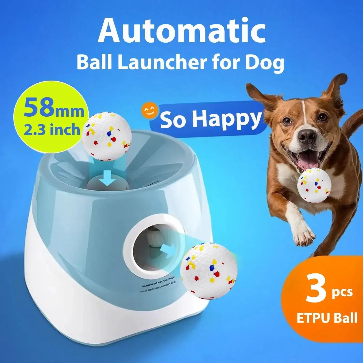 Smart Tennis Ball Launcher – Nonstop Fun for Your Dog!