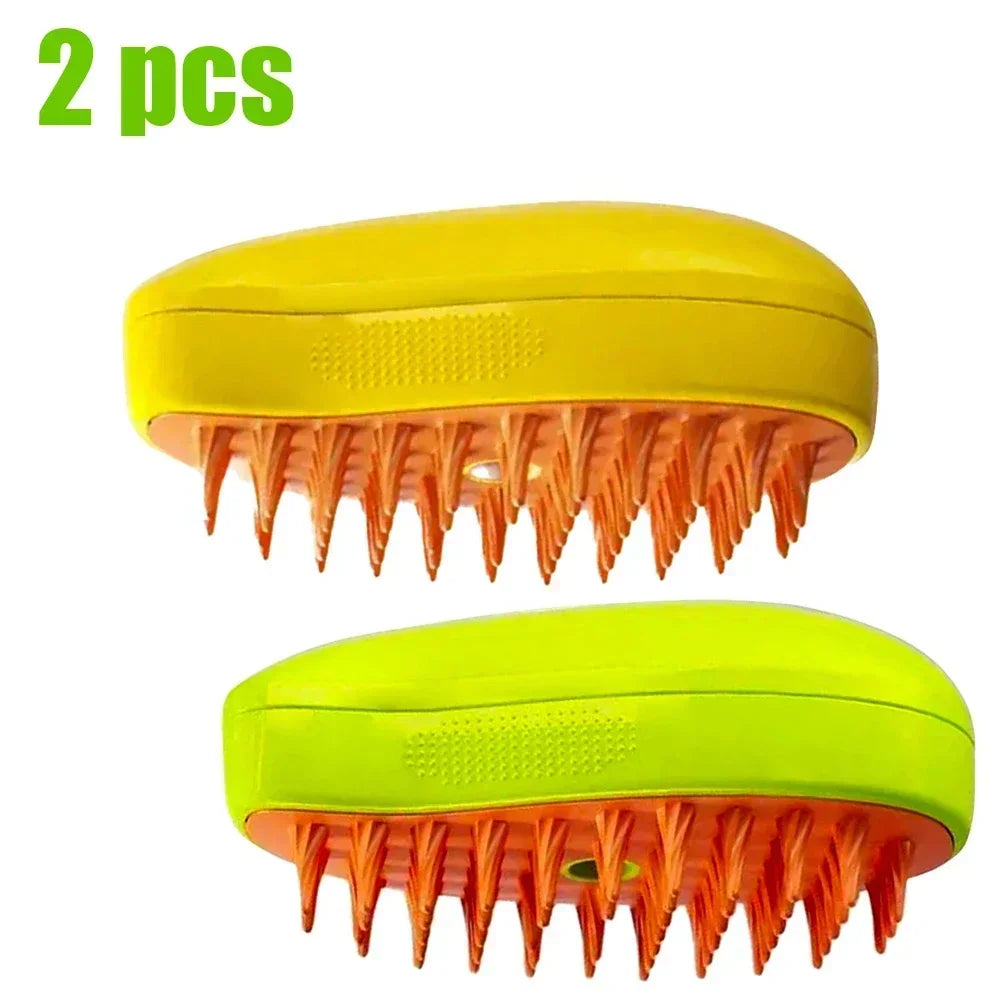 Steamy Pet Brush β 3-in-1