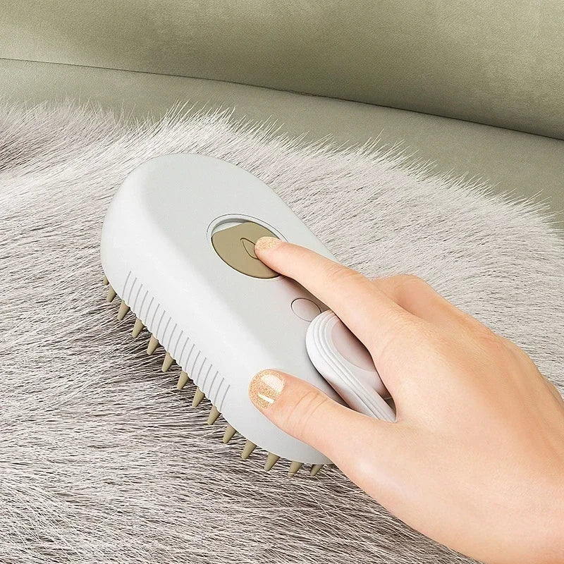 Steamy Pet Brush β 3-in-1