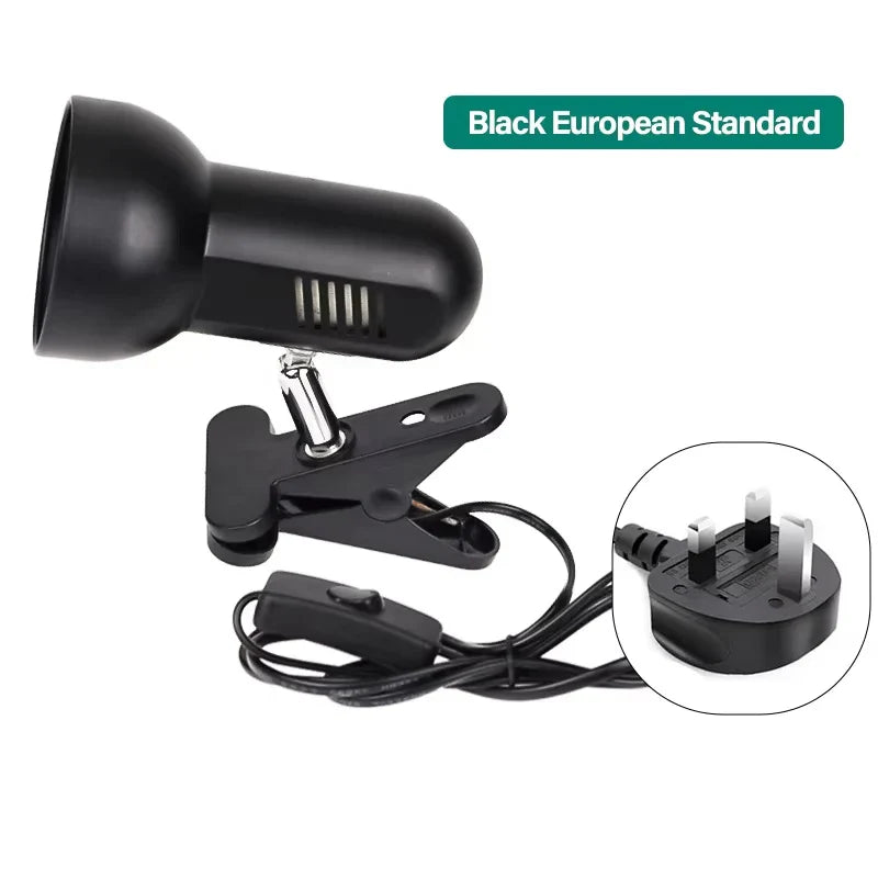 E27 360 Degree Turtle Reptile Heat Lamp Holder Aquarium Tank