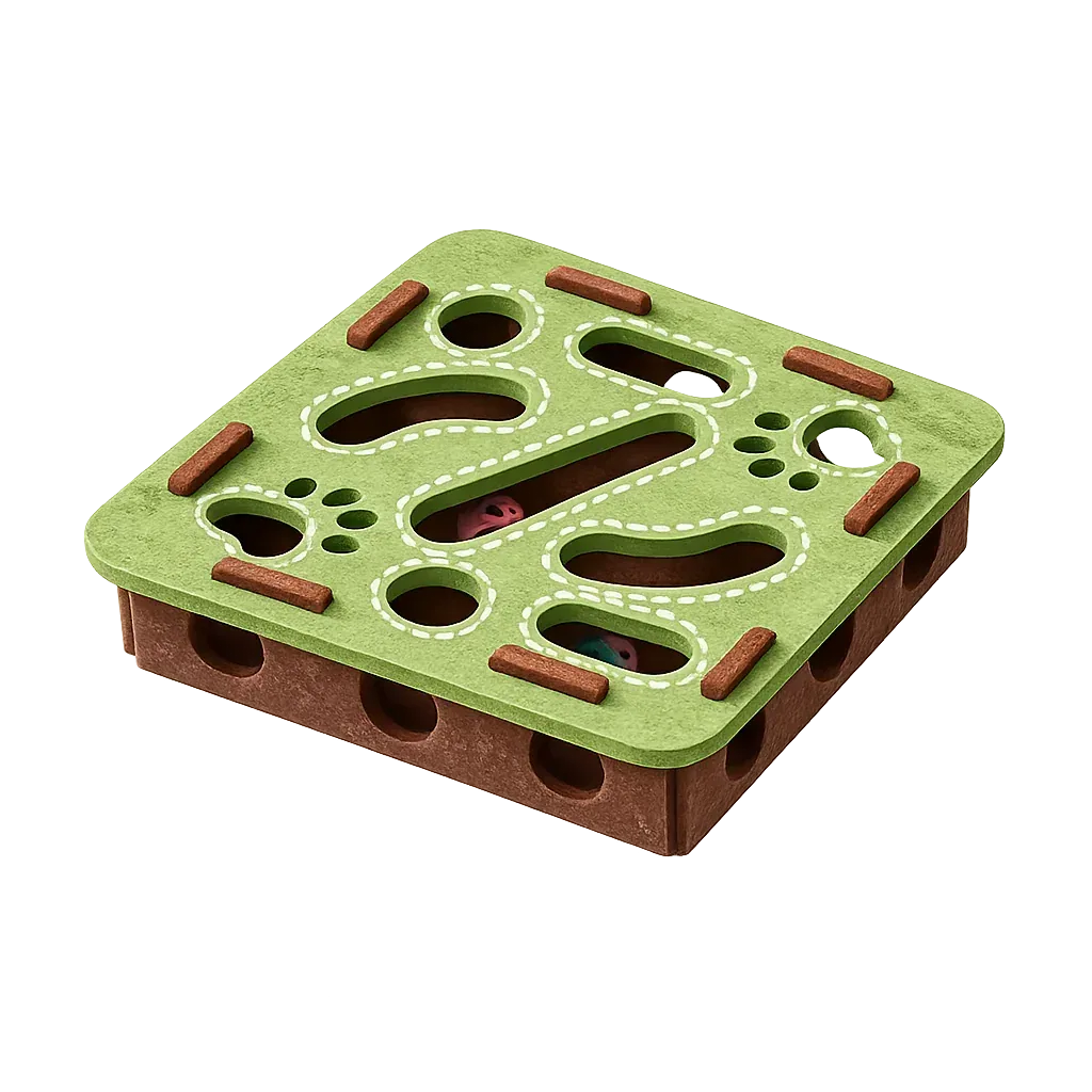 Interactive Puzzle Cat Toy Box