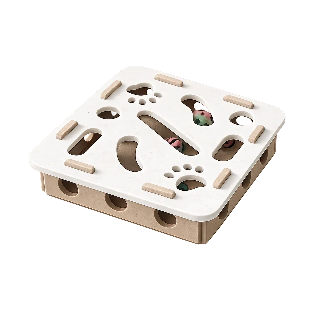 Interactive Puzzle Cat Toy Box