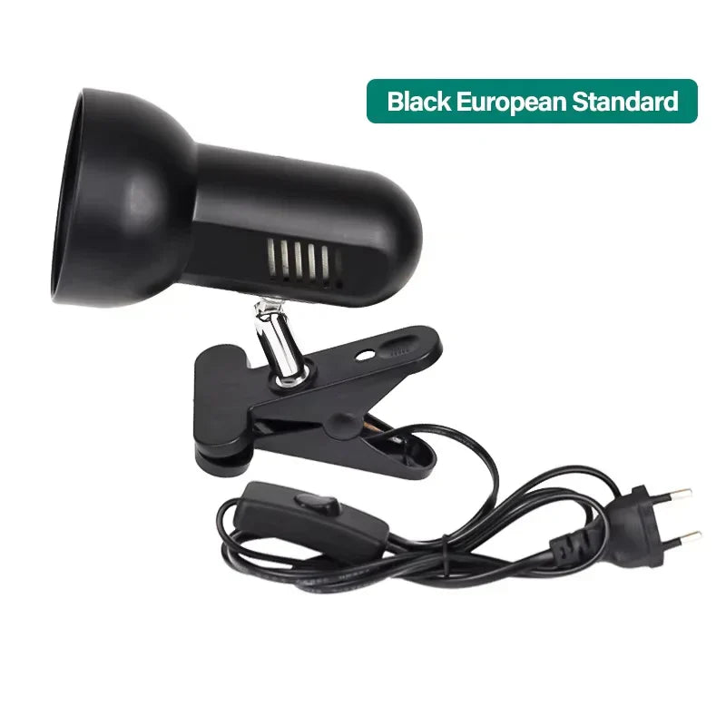 E27 360 Degree Turtle Reptile Heat Lamp Holder Aquarium Tank