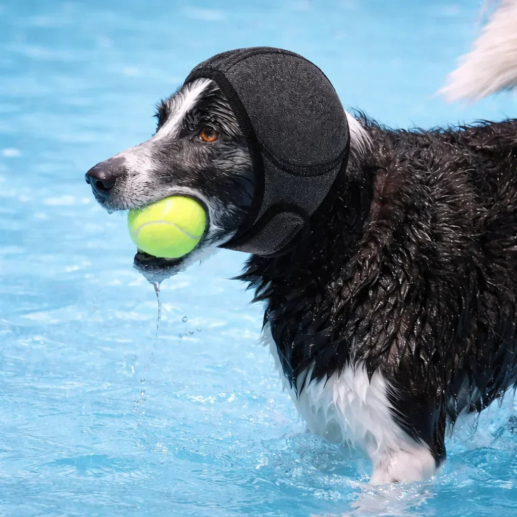 Calming Noise-Reducing Dog Ear Cover for Swimming & Grooming